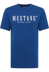 MUSTANG Kurzarmshirt Style Austin Blau/Dunkelblau