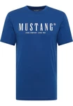 MUSTANG Kurzarmshirt Style Austin Blau/Dunkelblau