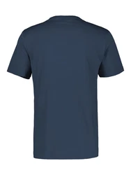 LERROS T-Shirt mit Brustprint Dunkelblau/Blau