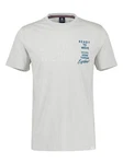 LERROS T-Shirt mit Brustprint Dunkelblau/Grau