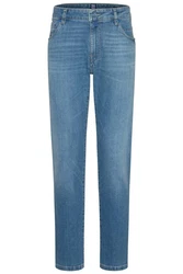 MEYER 5-Pocket Jeans M5 Slim Blau/Hellblau