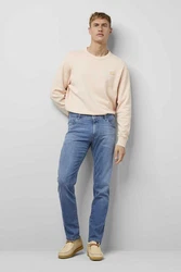 MEYER 5-Pocket Jeans M5 Slim Blau/Hellblau