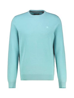 LERROS Strickpullover STRICK Türkis/Hellblau/Blau