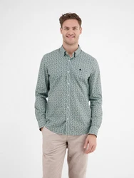 LERROS Langarmhemd Button-Down-Kragen 