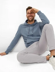 Brax Hoodie Style SULLIVAN Blau/Grau/Hellblau
