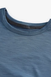 Next Langarmshirt mit Mesh Grau/Blau/Hellblau