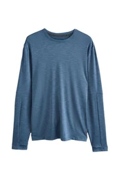 Langarmshirt Langarmshirt mit Mesh (1-tlg)