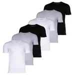 Lacoste T-Shirt Essentials Rundhals Schwarz/Weiß/Grau/Dunkelblau