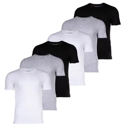 T-Shirt Herren T-Shirts, 6er Pack - Essentials, Rundhals, (Packung, 6er Pack)