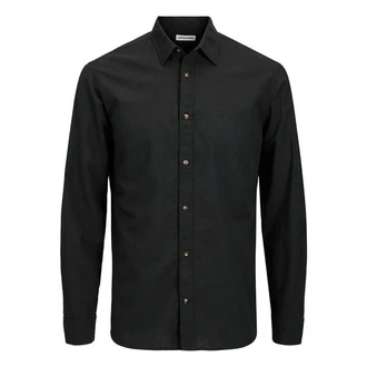 JACK & JONES Hemd 'JJESummer' Schwarz/Dunkelgrün/Dunkelgrau/Grau