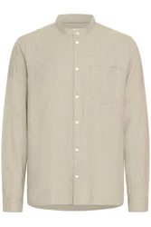 !Solid Langarmhemd SDALLAN CHINA SH Khaki/Beige