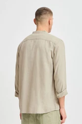 !Solid Langarmhemd SDALLAN CHINA SH Khaki/Beige