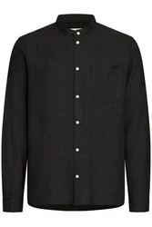 !Solid Langarmhemd SDALLAN CHINA SH Schwarz/Khaki/Dunkelgrün