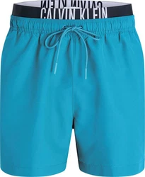 Calvin Klein Swimwear Badeshorts MEDIUM DOUBLE WB Blau/Türkis