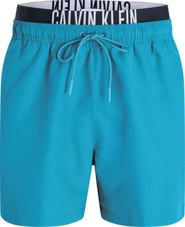 Calvin Klein Swimwear Badeshorts MEDIUM DOUBLE WB Blau/Türkis