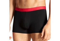 CALIDA Boxershorts Natural Benefit Herren 3er-Pack Schwarz/Grn/Blau/Rot