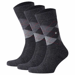 Burlington Kurzsocken Herren Socken PRESTON Dunkelgrau/Grau/Schwarz/Dunkelblau