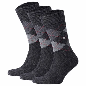 Burlington Kurzsocken Herren Socken PRESTON Dunkelgrau/Grau/Schwarz/Dunkelblau