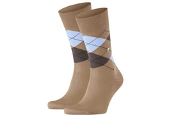 Burlington Kurzsocken Herren 2er Pack Manchester Beige/Khaki/Braun
