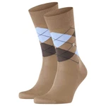 Burlington Kurzsocken Herren 2er Pack Manchester Beige/Khaki/Braun
