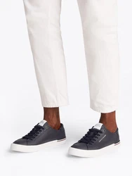 Tommy Hilfiger CORE CORPORATE VULC LEATHER Sneaker Grau/Blau/Dunkelblau/Dunkelgrau/Schwarz