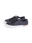 Tommy Hilfiger CORE CORPORATE VULC LEATHER Sneaker Grau/Blau/Dunkelblau/Dunkelgrau/Schwarz