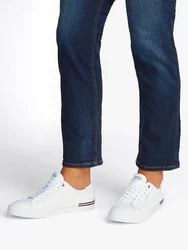 Tommy Hilfiger CORE CORPORATE VULC LEATHER Sneaker Weiß/Creme