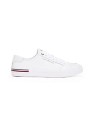 Tommy Hilfiger CORE CORPORATE VULC LEATHER Sneaker Weiß/Creme