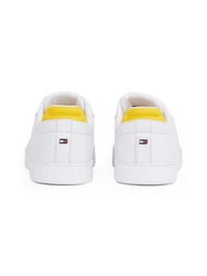 Tommy Hilfiger ICON COURT PINPERF LTH Sneaker Weiß/Creme