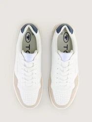 TOM TAILOR Sneaker Weiß/Creme/Beige