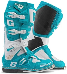 Gaerne SG-12 Motocross Stiefel Grün/Türkis/Blau
