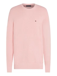 TOMMY HILFIGER Pullover 'ESSENTIAL' STEUERKREUZ Rosa