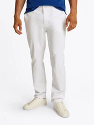Tommy Hilfiger Chinohose Denton Chino Satin Weiß/Creme