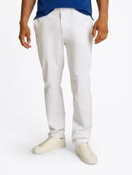 Tommy Hilfiger Chinohose Denton Chino Satin Weiß/Creme
