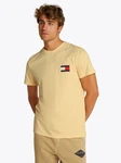 Tommy Jeans T-Shirt 'ESSENTIAL' Khaki/Beige/Gelb
