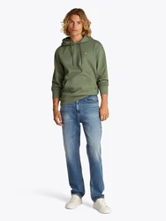 Tommy Jeans Sweatshirt TJM REG S FLAG HOODIE Dunkelgrün/Grün/Khaki