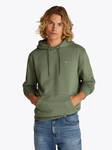 Tommy Jeans Sweatshirt TJM REG S FLAG HOODIE Dunkelgrün/Grün/Khaki