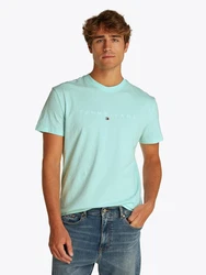 Tommy Jeans T-Shirt Grün/Türkis/Hellblau