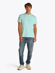 Tommy Jeans T-Shirt Grün/Türkis/Hellblau