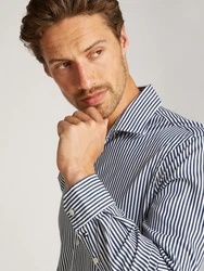 TOMMY HILFIGER Hemd Grau/Rot/Dunkelrot/Blau
