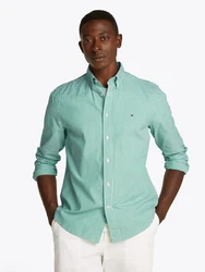 TOMMY HILFIGER Hemd Türkis/Grün