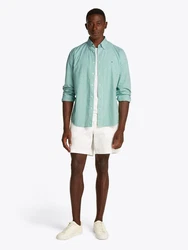 TOMMY HILFIGER Hemd Türkis/Grün