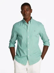 TOMMY HILFIGER Hemd Türkis/Grün