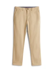 Tommy Hilfiger Chinohose DENTON PRINTED STRUCTURE CHINO Khaki/Beige