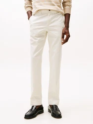 Tommy Hilfiger Chinohose DENTON PRINTED STRUCTURE CHINO Weiß/Creme/Beige/Khaki