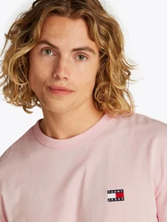 Tommy Jeans T-Shirt TJM REG BADGE TEE EXT Rosa