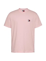 Tommy Jeans T-Shirt TJM REG BADGE TEE EXT Rosa