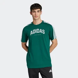 adidas Sportswear T-Shirt COLLEG TEE Grün/Dunkelgrün/Neonfarben