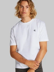 Calvin Klein T-Shirt SERIF FONT GRAPHIC TEE Weiß/Creme