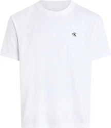 Calvin Klein T-Shirt SERIF FONT GRAPHIC TEE Weiß/Creme